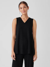 Eileen Fisher Tanks & Camis | Stretch Jersey Knit V-Neck Tank Black - Women