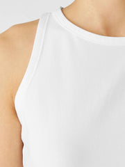 Eileen Fisher Tanks & Camis | Traceable Cotton Jersey Round Neck Tank White - Women