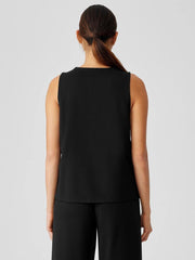 Eileen Fisher Tanks & Camis | Washable Flex Ponte Round Neck Tank Black - Women