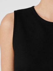 Eileen Fisher Tanks & Camis | Washable Flex Ponte Round Neck Tank Black - Women