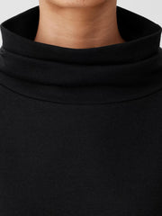 Eileen Fisher Tops & Tees | Cozy Brushed Terry Hug Funnel Neck Top Black - Women