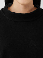 Eileen Fisher Tops & Tees | Doubleknit Organic Cotton Stripe Reversible Top Black - Women