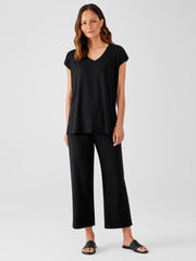 Eileen Fisher Tops & Tees | Fine Jersey Square Top Black - Women