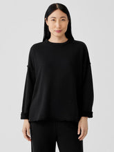 Eileen Fisher Tops & Tees | Organic Cotton French Terry Box-Top Black - Women