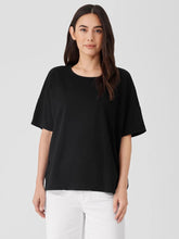 Eileen Fisher Tops & Tees | Organic Cotton Slub Crew Neck Tee Black - Women