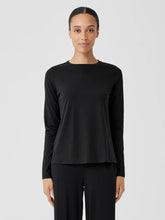 Eileen Fisher Tops & Tees | Organic Pima Cotton Jersey Long-Sleeve Tee Black - Women