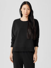 Eileen Fisher Tops & Tees | Pima Cotton Stretch Jersey Box-Top Black - Women