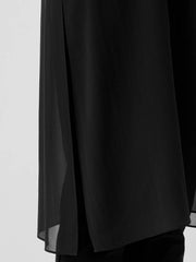 Eileen Fisher Tops & Tees | Stretch Silk Jersey Mock Neck Top Black - Women