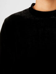 Eileen Fisher Tops & Tees | Velvet Mock Neck Top Black - Women