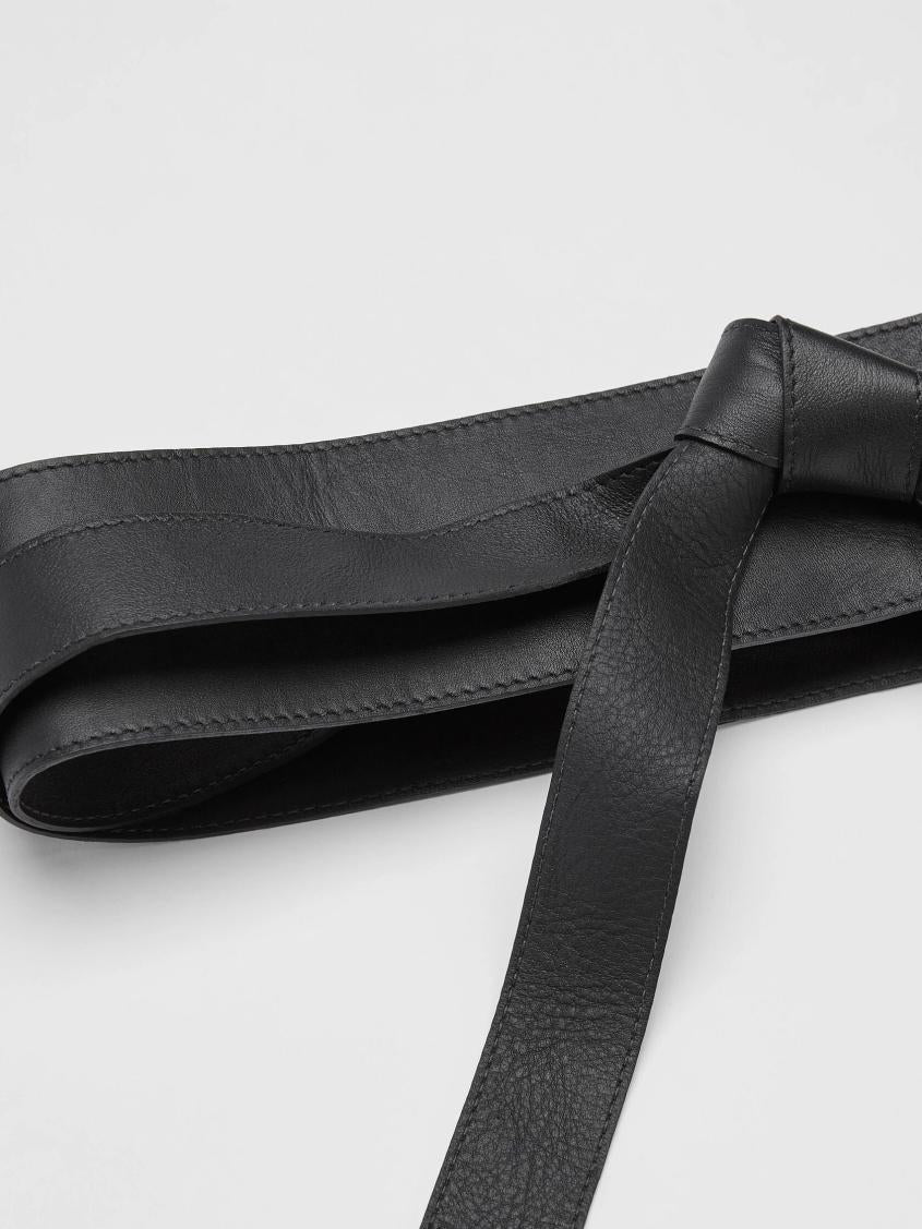Eileen Fisher Accessories | Buttery Leather Wrap Belt Black - Women