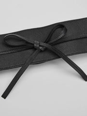Eileen Fisher Accessories | Buttery Leather Wrap Belt Black - Women