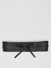 Eileen Fisher Accessories | Buttery Leather Wrap Belt Black - Women