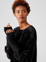 Eileen Fisher Accessories | Cashmere Silk Bliss Glovelettes Black - Women