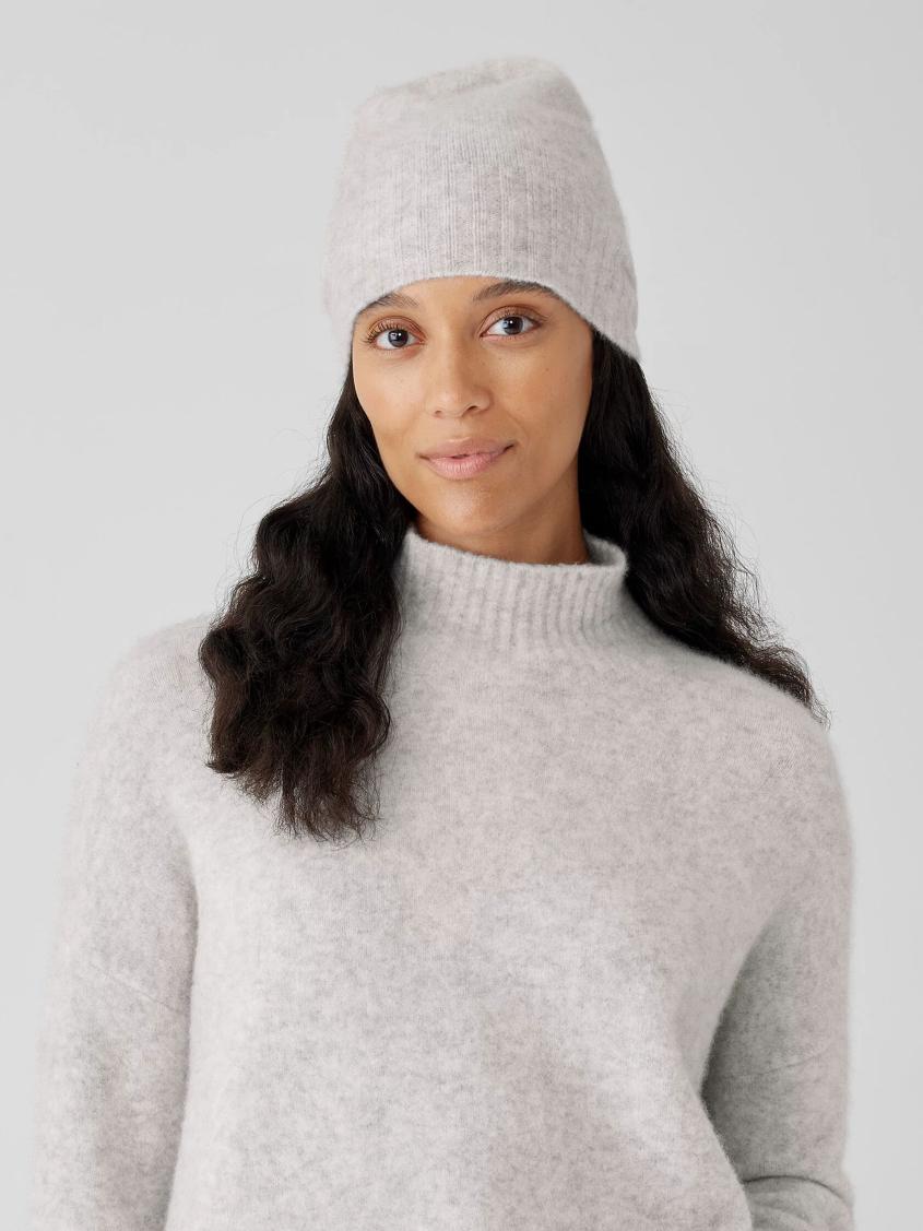 Eileen Fisher Accessories | Cashmere Silk Bliss Hat Pearl - Women