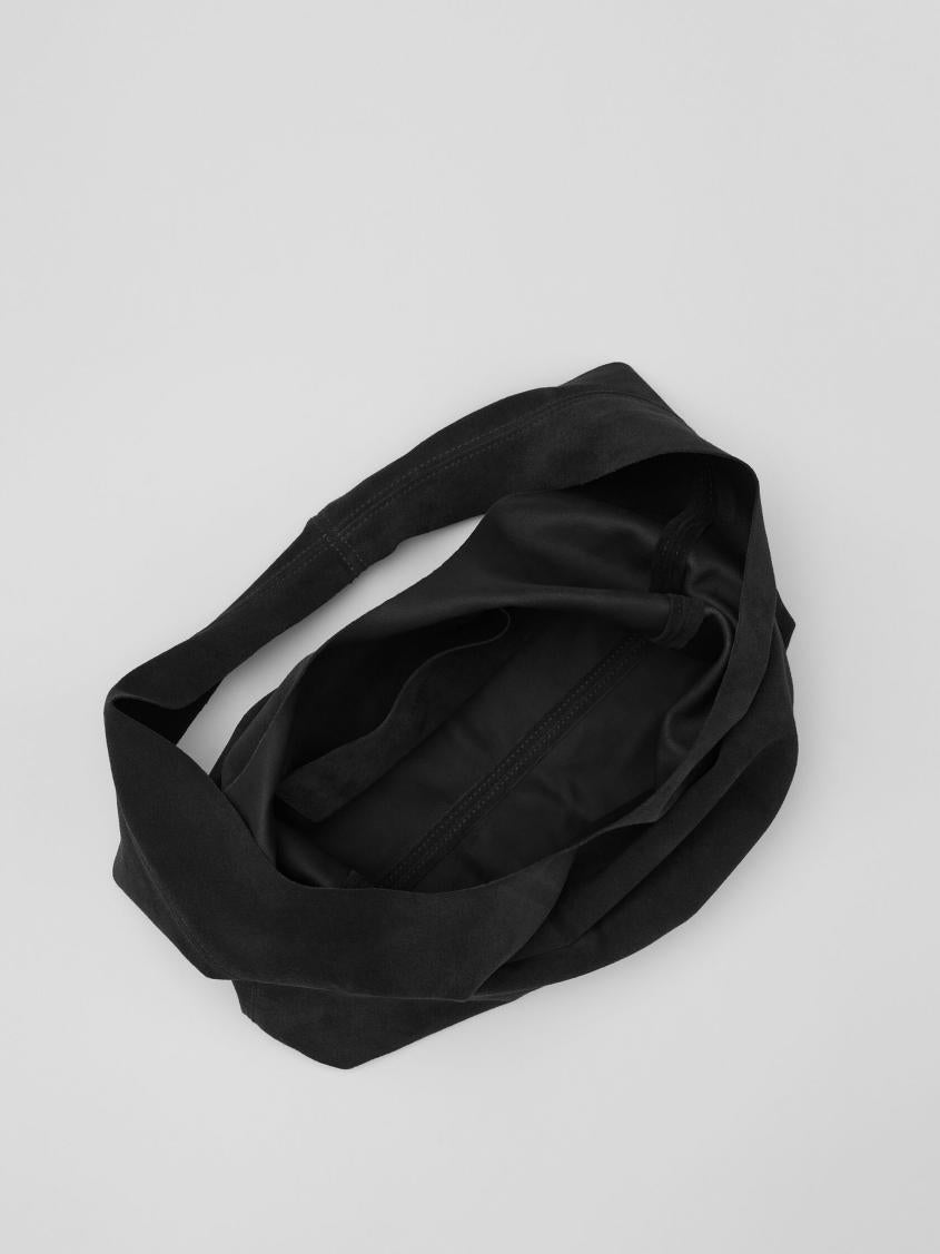 Eileen Fisher Accessories | Italian Suede Shopper Tote Black - Women