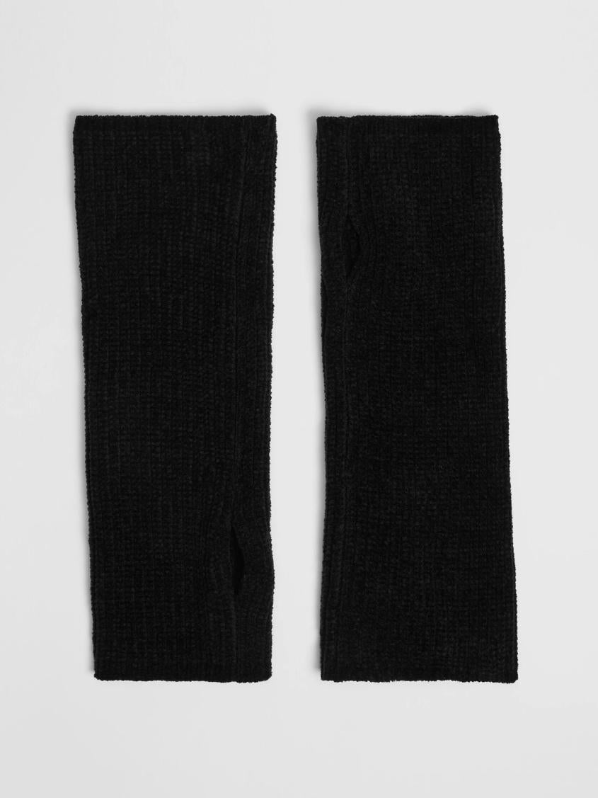 Eileen Fisher Accessories | Organic Cotton Chenille Glovelettes Black - Women