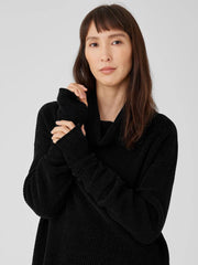 Eileen Fisher Accessories | Organic Cotton Chenille Glovelettes Black - Women