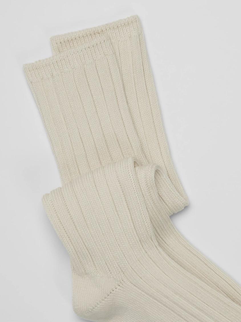 Eileen Fisher Accessories | Organic Cotton Rib Slouchy Sock Softwhite - Women