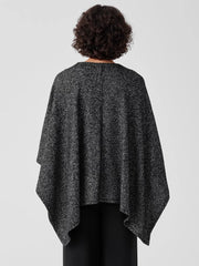 Eileen Fisher Accessories | Organic Cotton Terry Serape Black/softwhite - Women