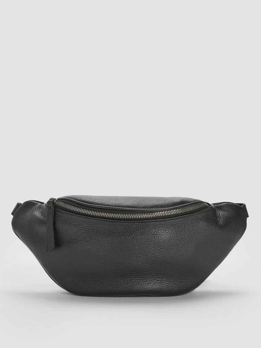 Eileen Fisher Accessories | Textured Italian Leather Belt Bag Black - Women