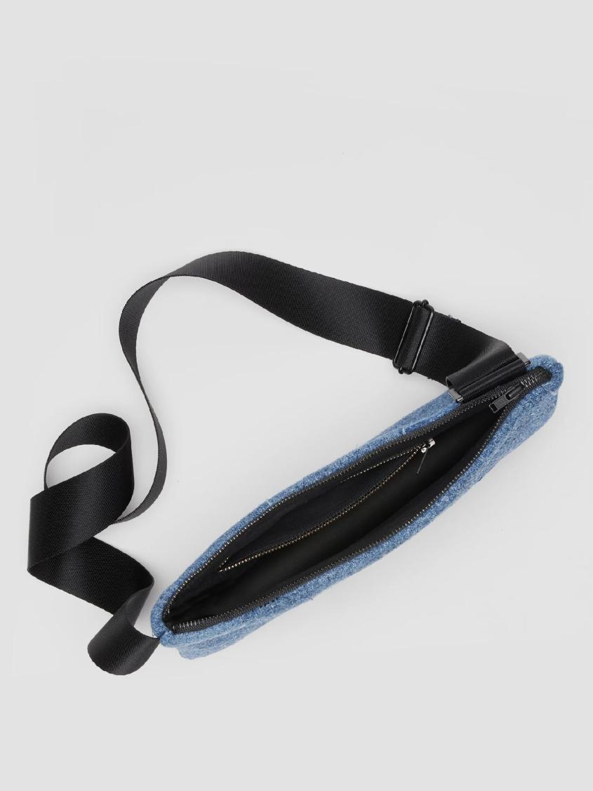 Eileen Fisher Accessories | Waste No More Crossbody Denim Chest Bag Indigo - Women