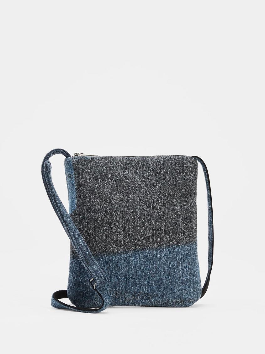 Eileen Fisher Accessories | Waste No More Denim Crossbody Bag Indigo - Women
