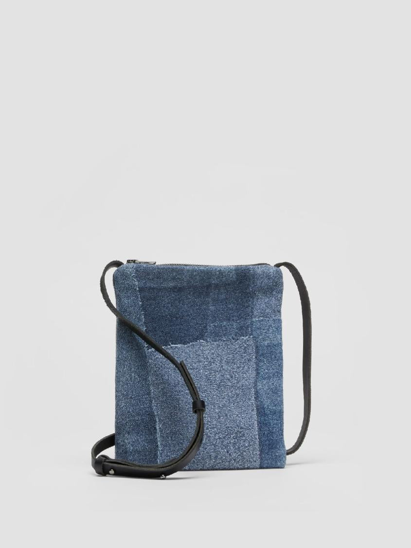 Eileen Fisher Accessories | Waste No More Denim Crossbody Bag Indigo - Women