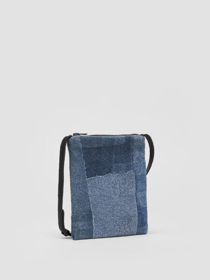 Eileen Fisher Accessories | Waste No More Denim Crossbody Bag Indigo - Women
