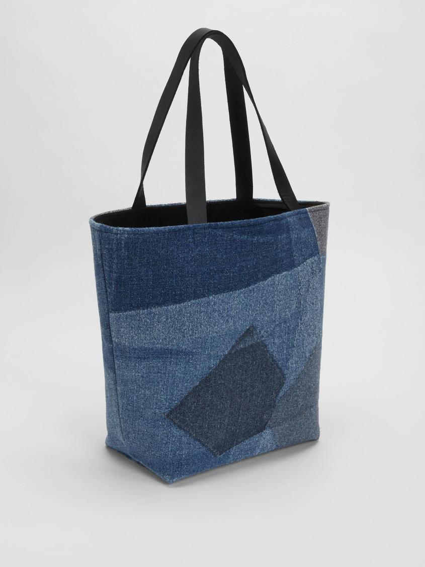 Eileen Fisher Accessories | Waste No More Large Denim Tote Indigo - Women