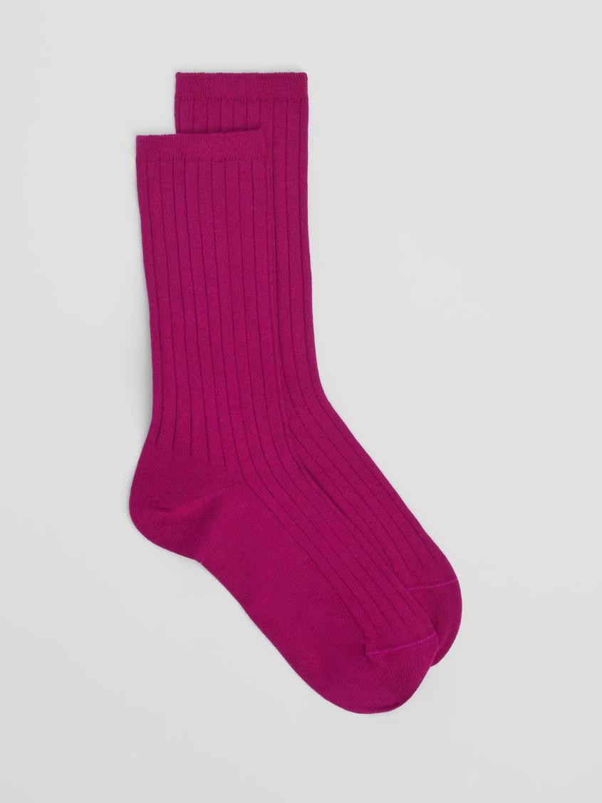 Eileen Fisher Accessories | Wide Rib Crew Sock Rhapsody - Women
