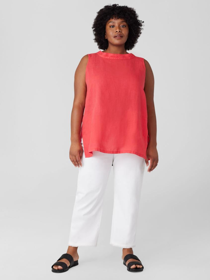Eileen Fisher Denim | Organic Cotton Denim Straight Jean White - Women