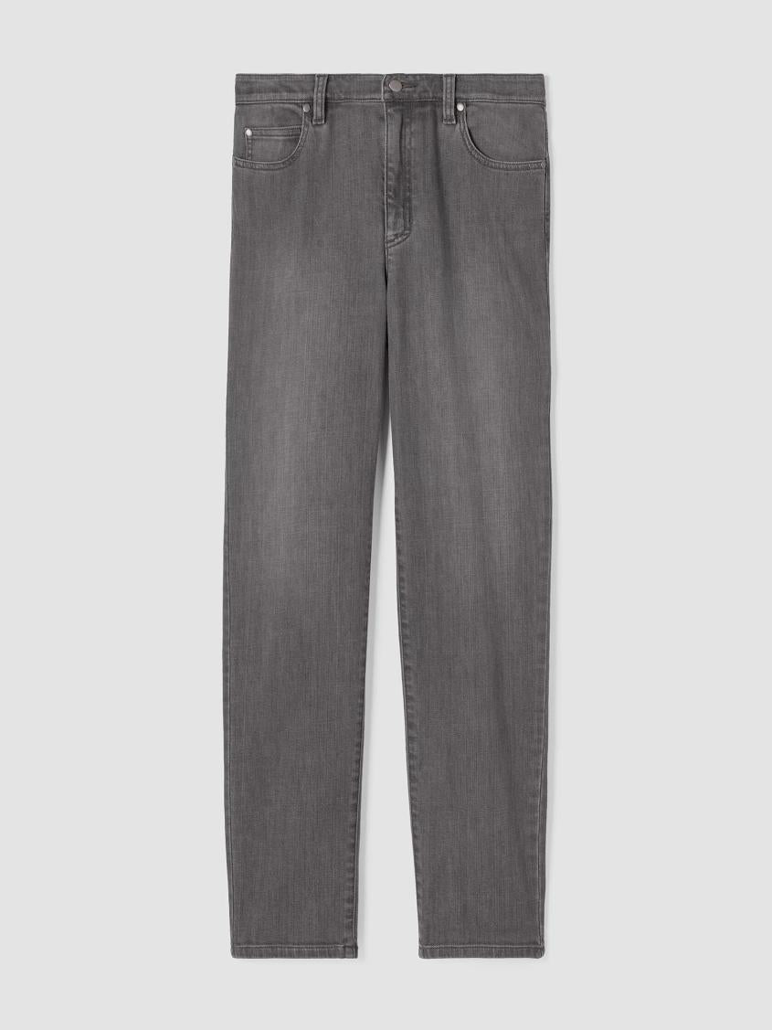Eileen Fisher Denim | Organic Cotton Stretch High-Waisted Jean Carbon - Women