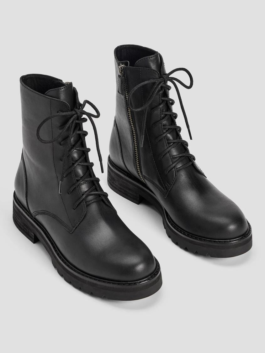 Eileen Fisher Dresses &amp; Skirts | Coin Leather Bootie Black - Women