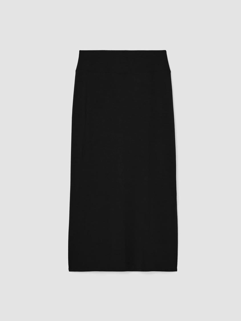 Eileen Fisher Dresses &amp; Skirts | Stretch Jersey Knit Straight Skirt Black - Women