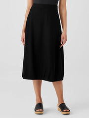 Eileen Fisher Dresses &amp; Skirts | Washable Stretch Crepe Lantern Skirt Black - Women