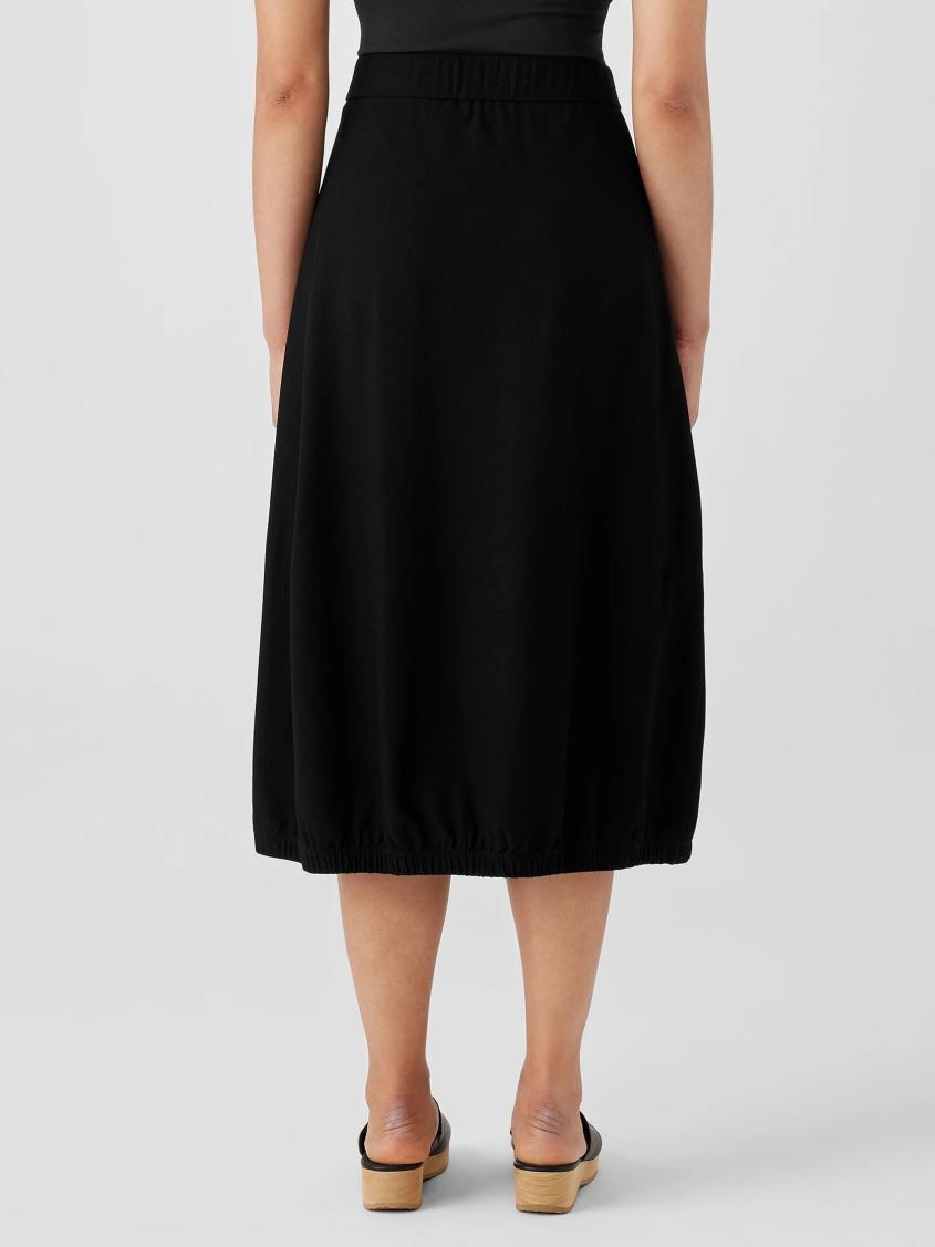 Eileen Fisher Dresses &amp; Skirts | Washable Stretch Crepe Lantern Skirt Black - Women