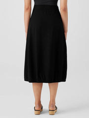 Eileen Fisher Dresses &amp; Skirts | Washable Stretch Crepe Lantern Skirt Black - Women