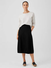Eileen Fisher Dresses &amp; Skirts | Washable Stretch Crepe Lantern Skirt Black - Women