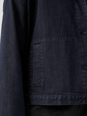 Eileen Fisher Jackets, Coats &amp; Vests | Organic Cotton Stretch Denim Jacket Utility Blue - Women