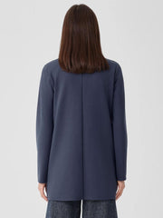 Eileen Fisher Jackets, Coats &amp; Vests | Washable Flex Ponte High Collar Jacket Ocean - Women
