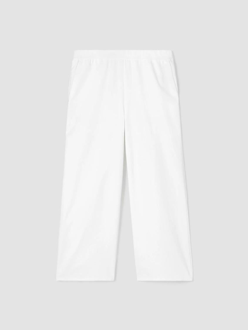 Eileen Fisher Pants, Shorts &amp; Jumpsuits | Cotton Blend Ponte Wide-Leg Pant Black - Women