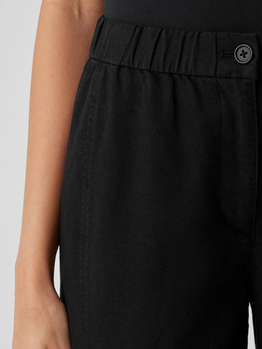 Eileen Fisher Pants, Shorts &amp; Jumpsuits | Cotton Hemp Stretch Lantern Pant Black - Women