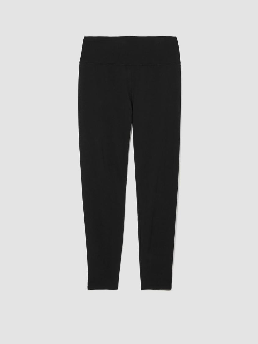 Eileen Fisher Pants, Shorts &amp; Jumpsuits | Cozy Brushed Terry Hug High-Waisted Leggings Black - Women