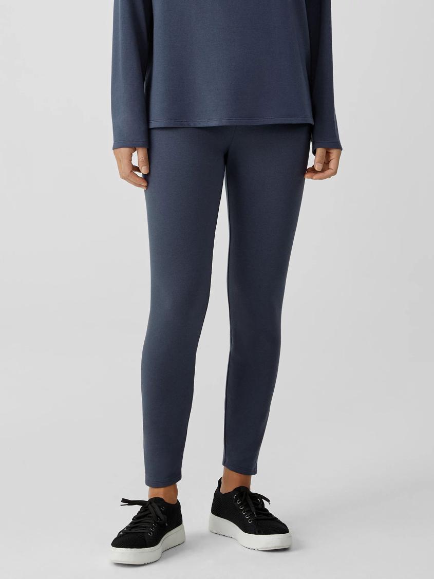 Eileen Fisher Pants, Shorts &amp; Jumpsuits | Cozy Brushed Terry Hug High-Waisted Leggings Ocean - Women
