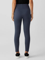 Eileen Fisher Pants, Shorts &amp; Jumpsuits | Cozy Brushed Terry Hug High-Waisted Leggings Ocean - Women