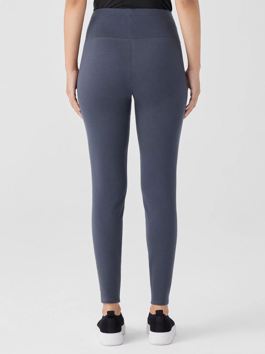 Eileen Fisher Pants, Shorts &amp; Jumpsuits | Cozy Brushed Terry Hug High-Waisted Leggings Ocean - Women