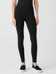 Eileen Fisher Pants, Shorts &amp; Jumpsuits | Cozy Brushed Terry Hug Leggings Black - Women
