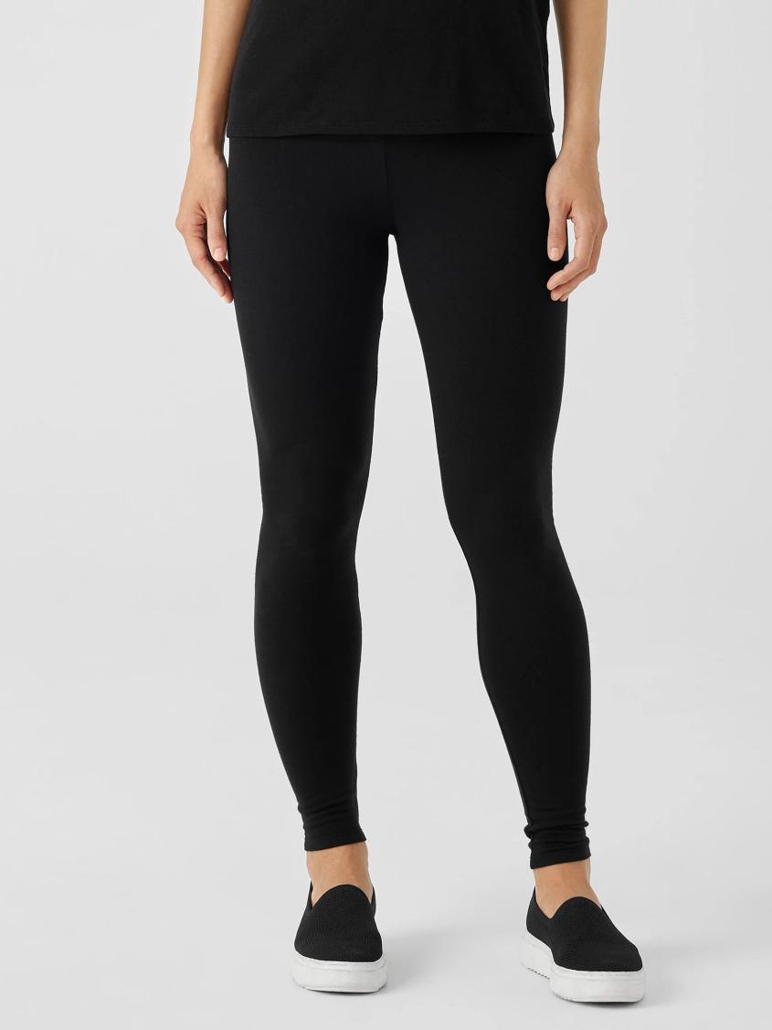 Eileen Fisher Pants, Shorts &amp; Jumpsuits | Cozy Brushed Terry Hug Leggings Black - Women