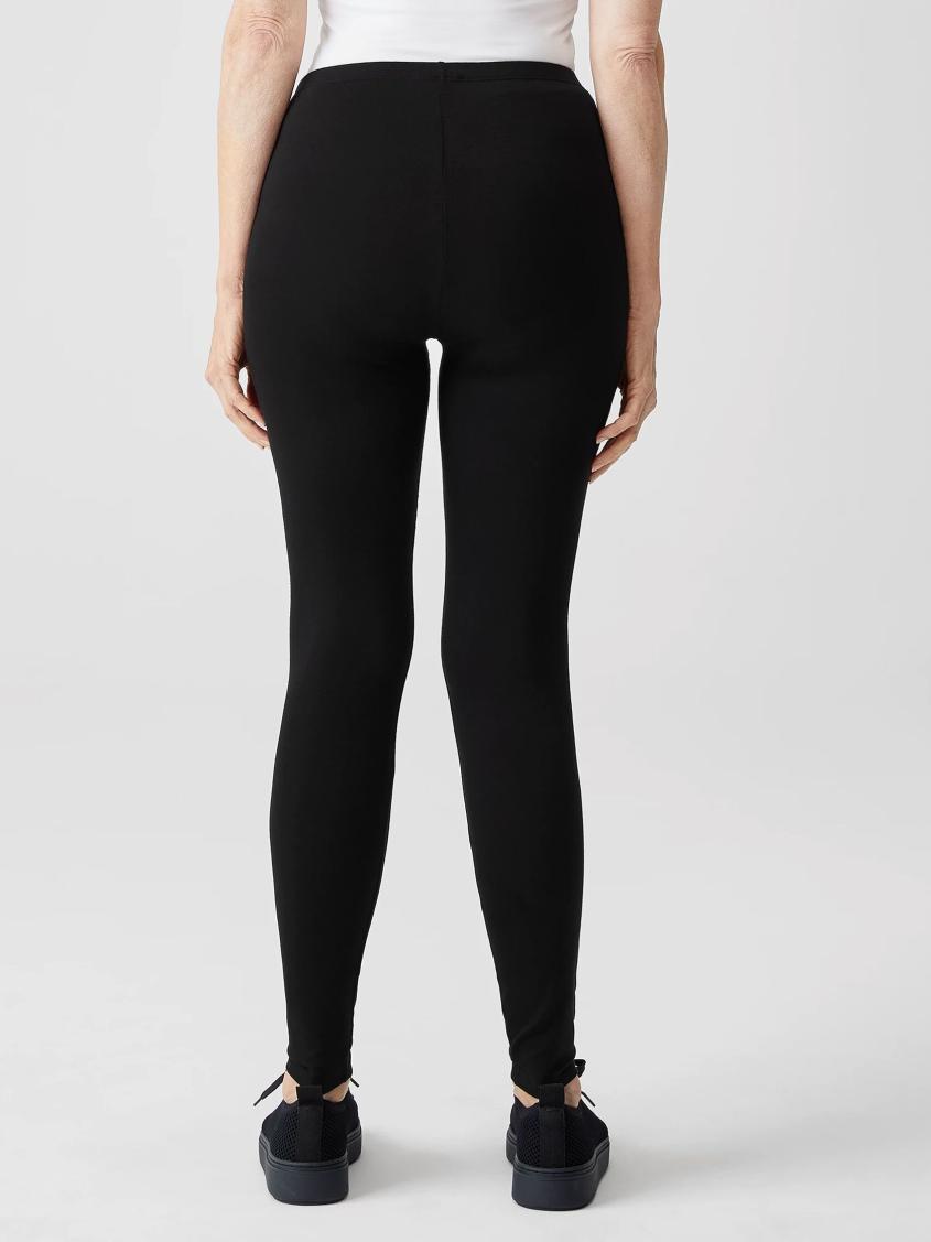 Eileen Fisher Pants, Shorts &amp; Jumpsuits | Cozy Brushed Terry Hug Leggings Black - Women