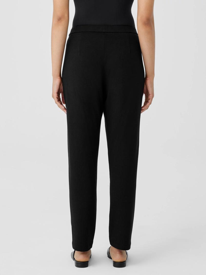 Eileen Fisher Pants, Shorts &amp; Jumpsuits | Cozy Brushed Terry Hug Slouchy Pant Black - Women